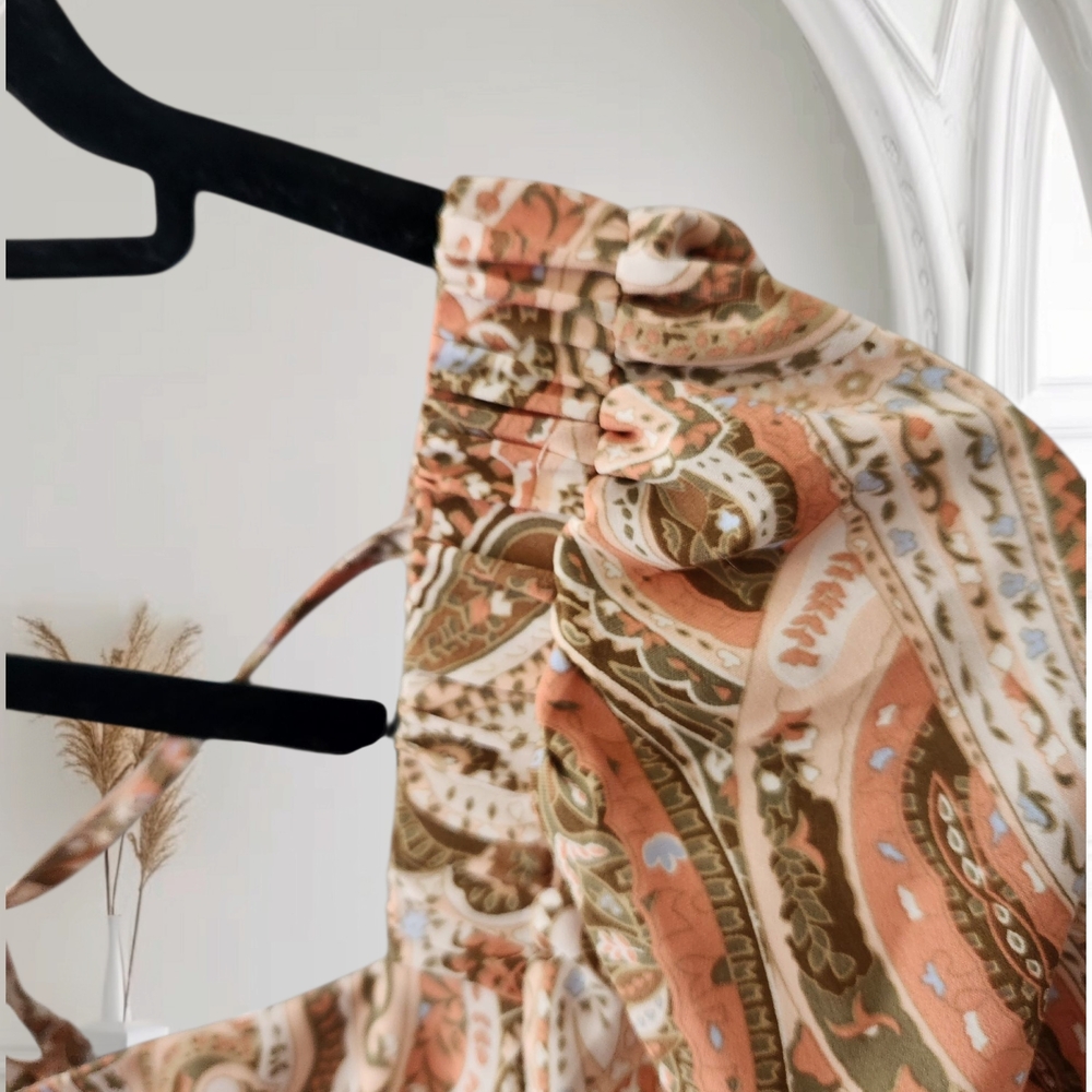 Hayden Elegant Paisley Print Dress 1XL - Picture 5 of 9
